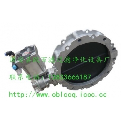 杭州DN300气动粉体卸料蝶阀