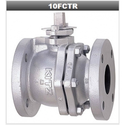 日本KITZ北泽10FCTR铸铁法兰球阀