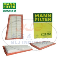 MANN-FILTER曼牌滤清器空滤C27006空气滤芯