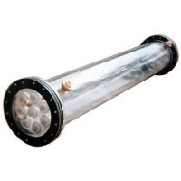 透明圆柱形有机玻璃树脂柱交换柱超纯水设备阴阳离子柱水处理混床